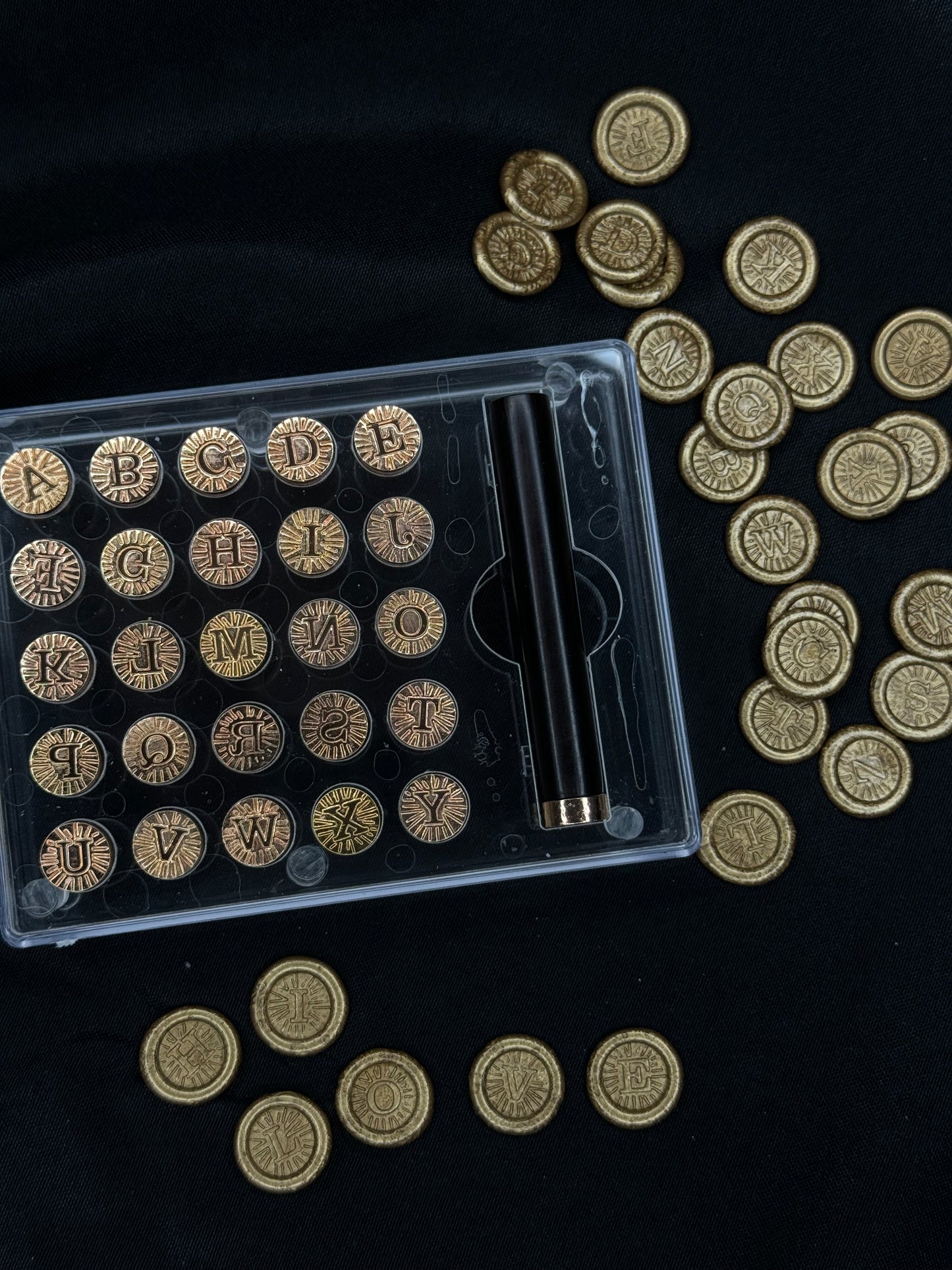 MINI Alphabet Wax Stamp Set