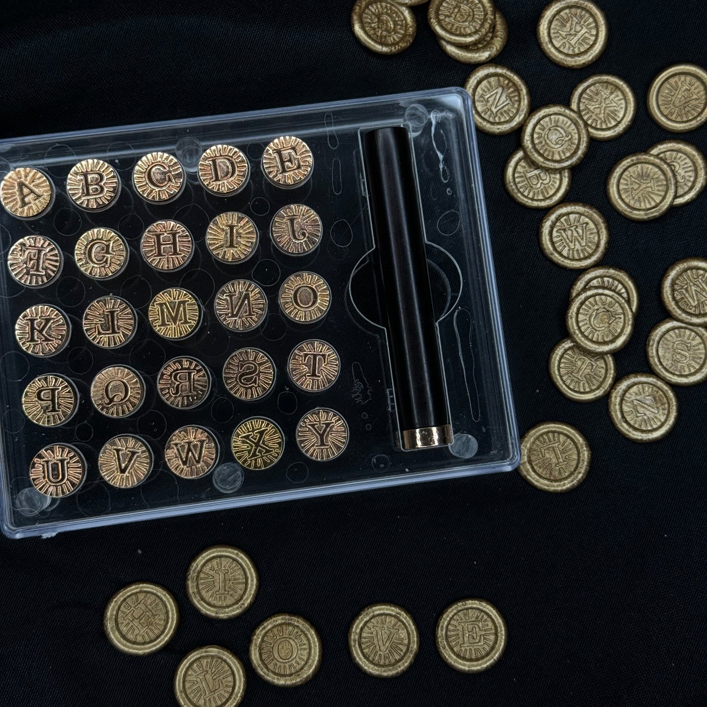 MINI ALPHABET WAX STAMP SET