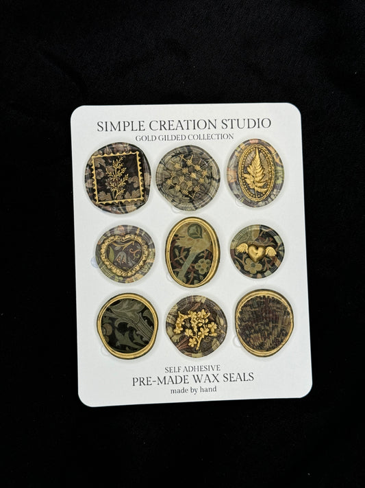 Gold Gilded Wax Seal
