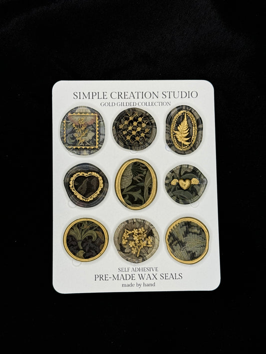 Gold Gilded Wax Seal