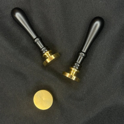 BLANK ROUND WAX STAMP