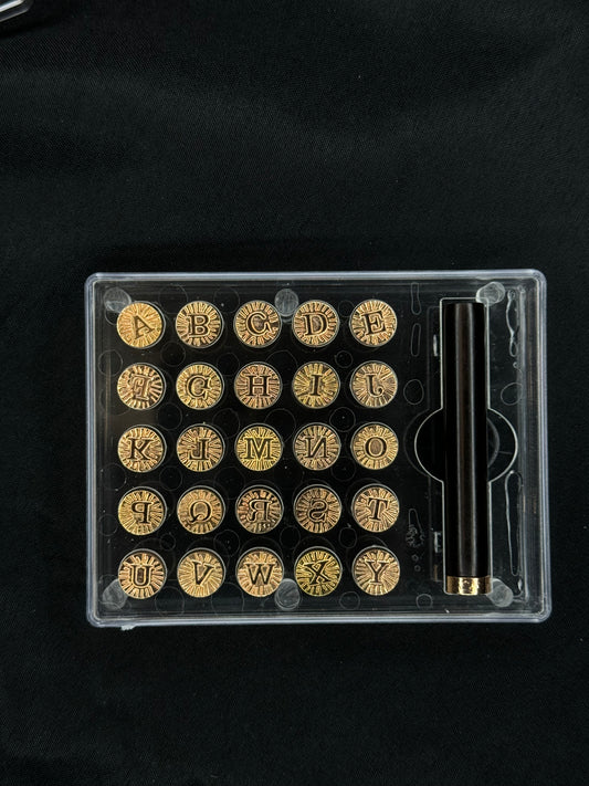 MINI Alphabet Wax Stamp Set