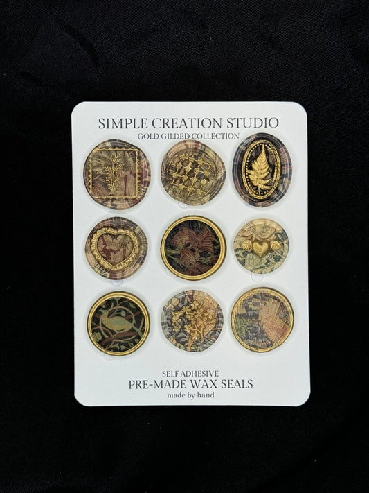 Gold Gilded Wax Seal