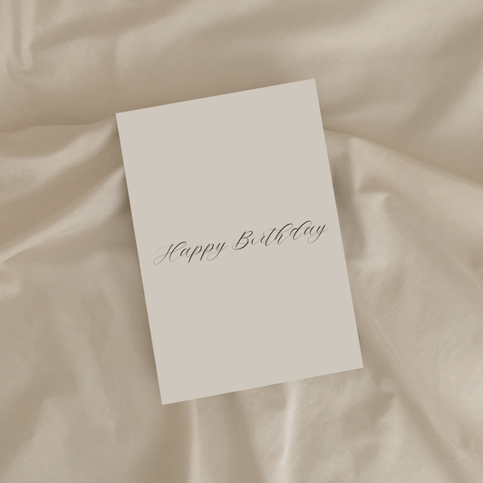 Happy Birthday greeting card