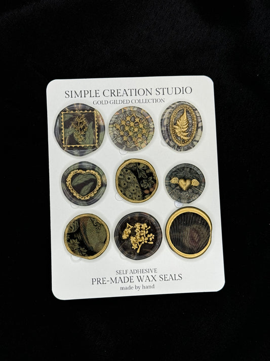 Gold Gilded Wax Seal