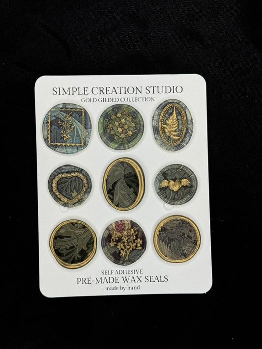 Gold Gilded Wax Seal