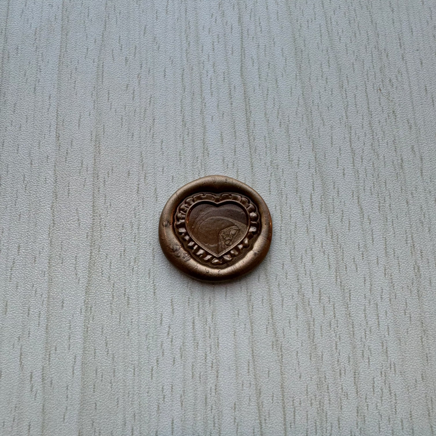 HEART RUFFLE WAX SEALS