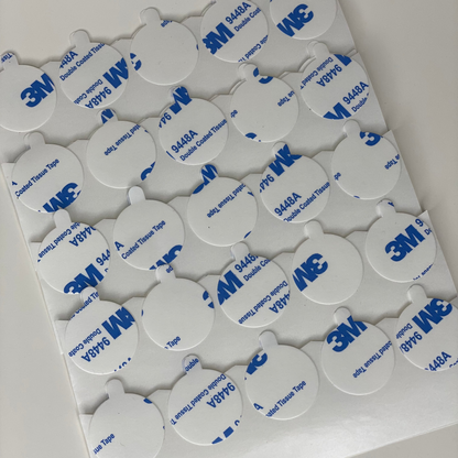 3M DOUBLE-SIDED ADHESIVE BACKING STICKERS
