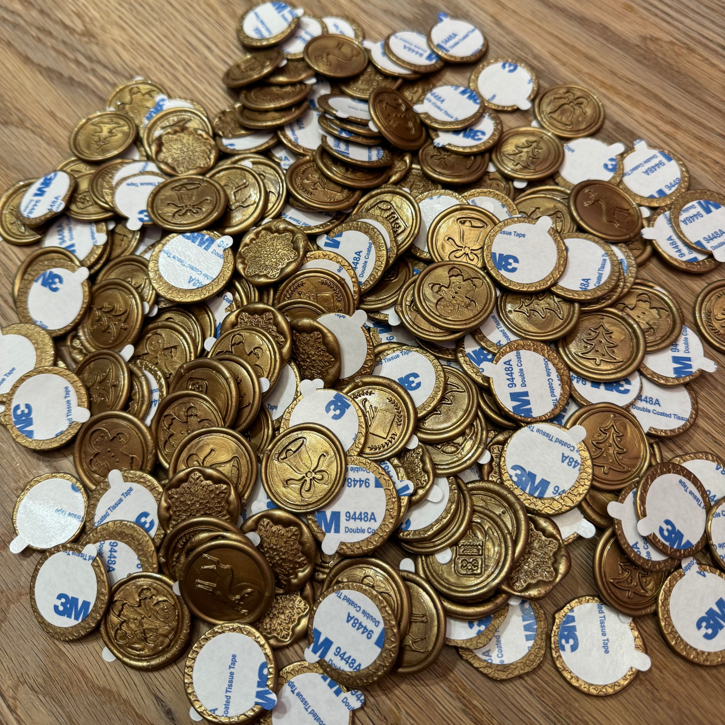 3M DOUBLE-SIDED ADHESIVE BACKING STICKERS